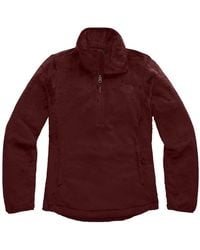 The North Face - Osito 1/4-Zip Fleece Pullover "Deep Garnet" Nf0A3Xbchbm" - Lyst