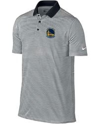 Nike - Nba Golden State Warriors Victory Mini Stripe Polo Stripe Dark" Gm1001 Dg" - Lyst