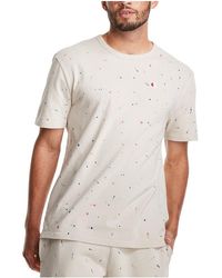 Champion - C-Life Heritage Paint Splatter T-Shirt "Pebblestone" T25969 549967 Azxc" - Lyst