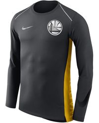 Nike - Dri-Fit Long Sleeve T-Shirt "Golden State Warriors - Lyst