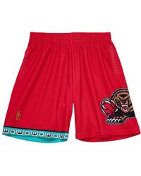 Mitchell & Ness - Swingman Shorts "Nba Vancouver Grizzlies 1998" Smshgs20125 Vgrred198" - Lyst