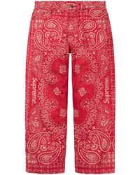 Supreme - Bandana Jacquard Baggy Jean "Ss25 - Lyst