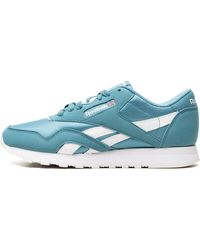 Reebok - Classic Leather Nylon Color "Mineral Mist/ Dv7701" - Lyst