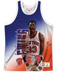 Mitchell & Ness - Nba Behind The Back Jersey "New York Knicks Patrick Ewing" Mstkmi19002 Nykwhitpew" - Lyst
