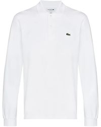 Lacoste - Original L.12.12 Long Sleeve Cotton Polo L1312 51 001" - Lyst