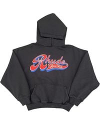 Rhude - Pit Stop Hoodie "Vintage Rhss26Ho02012 Blk" - Lyst