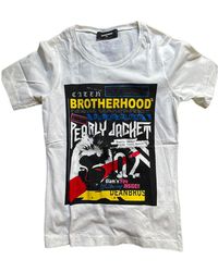 DSquared² - Brotherhood Print Cotton T-Shirt S72Gc0976-S224844-100" - Lyst