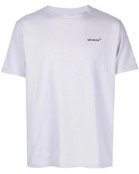 Off-White c/o Virgil Abloh - Caravag Arrow Slim Ss T-Shirt "Dusty Lilac" Omaa027F22Jer0043610" - Lyst