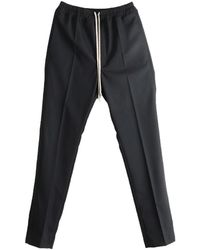 Rick Owens - Drawstring Slim Long Pants Ru02F4390 Zl 09" - Lyst