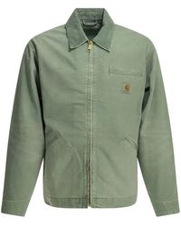 Carhartt - Og Detroit Jacket "Shady Destroy Wash" I035280 3Tj17" - Lyst