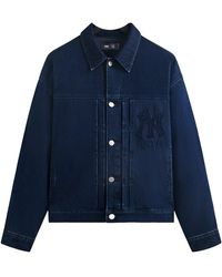 Kith - New York Yankees Jay Denim Jacket "Mid" Khm011101 452" - Lyst