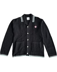 CASABLANCA - Embroidered Crochet Long-Sleeve Shirt Aw25 Kw 1160 01" - Lyst