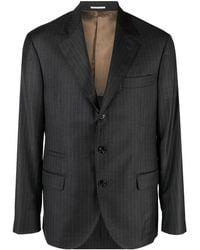 Brunello Cucinelli - Wool Tailored Jacket "Dark" Brun2289" - Lyst