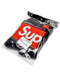 Supreme - Hanes Socks (4) Su2010" - Lyst