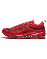red air max with cheetah print