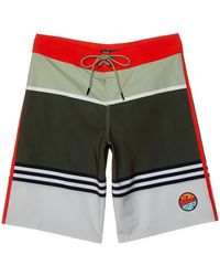 Oakley - 21" Striped 1975 Boardshort "Dark Brush Color Block" Foa400108 94F" - Lyst