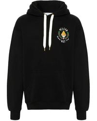 CASABLANCA - Casa Way Embroidered Logo Hoodie U-Mps24-Jtp-093-02" - Lyst