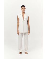 St. Agni - Relaxed Side Tie Vest - Lyst