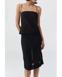 St. Agni - Silk Glass Beaded Cami - Lyst