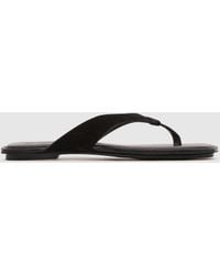 St. Agni - Suede Opanka Slide - Lyst