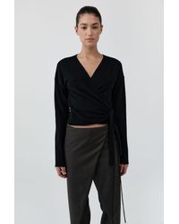 St. Agni - Cashmere Wrap Cardigan - Lyst