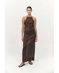 St. Agni - Transparent Column Dress - Lyst