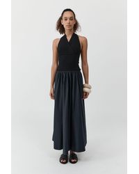 St. Agni - Knit Halter Backless Dress - Lyst
