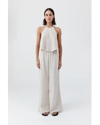 St. Agni - Crushed Halter Top - Lyst