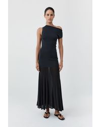 St. Agni - Fine Jersey Circle Hem Dress - Lyst