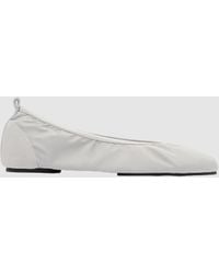 St. Agni - Satin Ballet Flat - Lyst