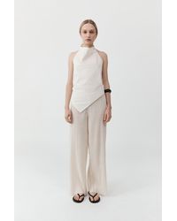 St. Agni - Mini Pleat Pants - Lyst