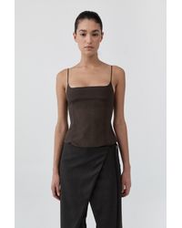 St. Agni - Stretch Silk Cami - Lyst