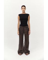 St. Agni - Tailored Transparent Pants - Lyst