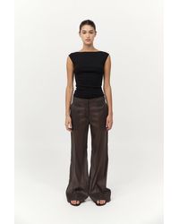 St. Agni - Tailored Transparent Pants - Lyst
