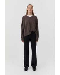 St. Agni - Cashmere V Sweater - Lyst