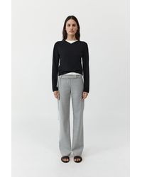 St. Agni - Fine Merino V Neck Sweater - Lyst