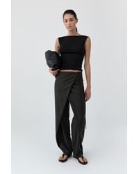 St. Agni - Wrap Rouleau Pants - Lyst