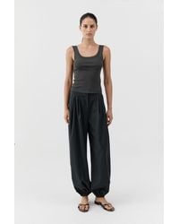 St. Agni - Organic Cotton Scooped Ballerina Top - Lyst