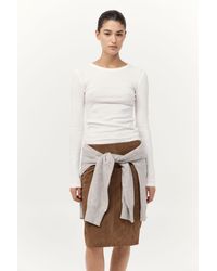 St. Agni - Organic Cotton Long Sleeve Top - Lyst