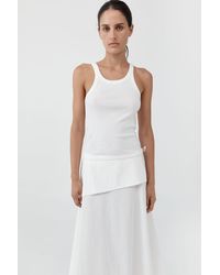 St. Agni - Organic Cotton Racer Singlet - Lyst