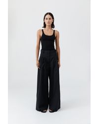 St. Agni - Soft Jersey Slim Scoop Tank - Lyst
