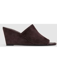 St. Agni - Suede Bandeau Wedge - Lyst