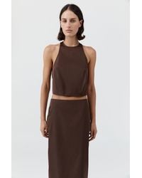 St. Agni - Paper Taffeta Cocoon Top - Lyst