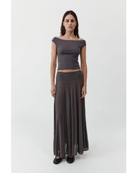 St. Agni - Organic Cotton Off Shoulder Top - Lyst
