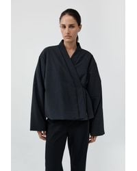 St. Agni - Pillow Wool Wrap Jacket - Lyst
