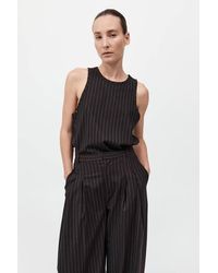 St. Agni - Wool Pinstripe Tank - Lyst