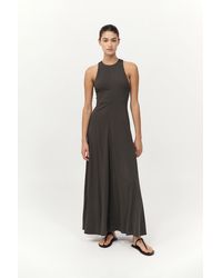 St. Agni - Cut Away Maxi Dress - Lyst