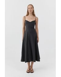 St. Agni - Panelled Bustier Dress - Lyst