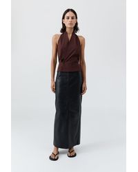 St. Agni - Halter Wrap Top - Lyst