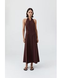 St. Agni - Halter Wrap Dress - Lyst